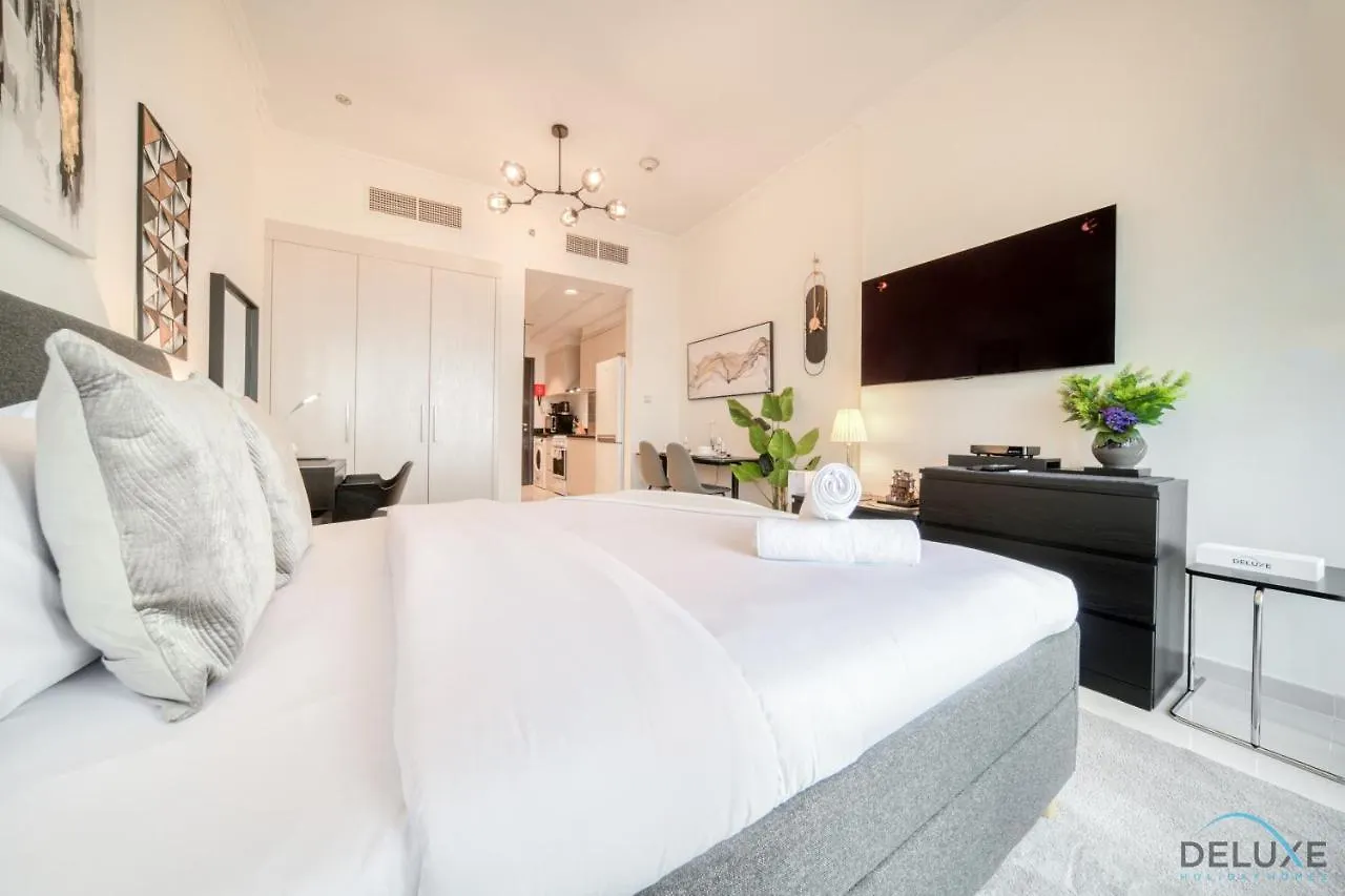 Appealing Studio At Carson C Damac Hills Dubailand By Deluxe Holiday Homes United Arab Emirates